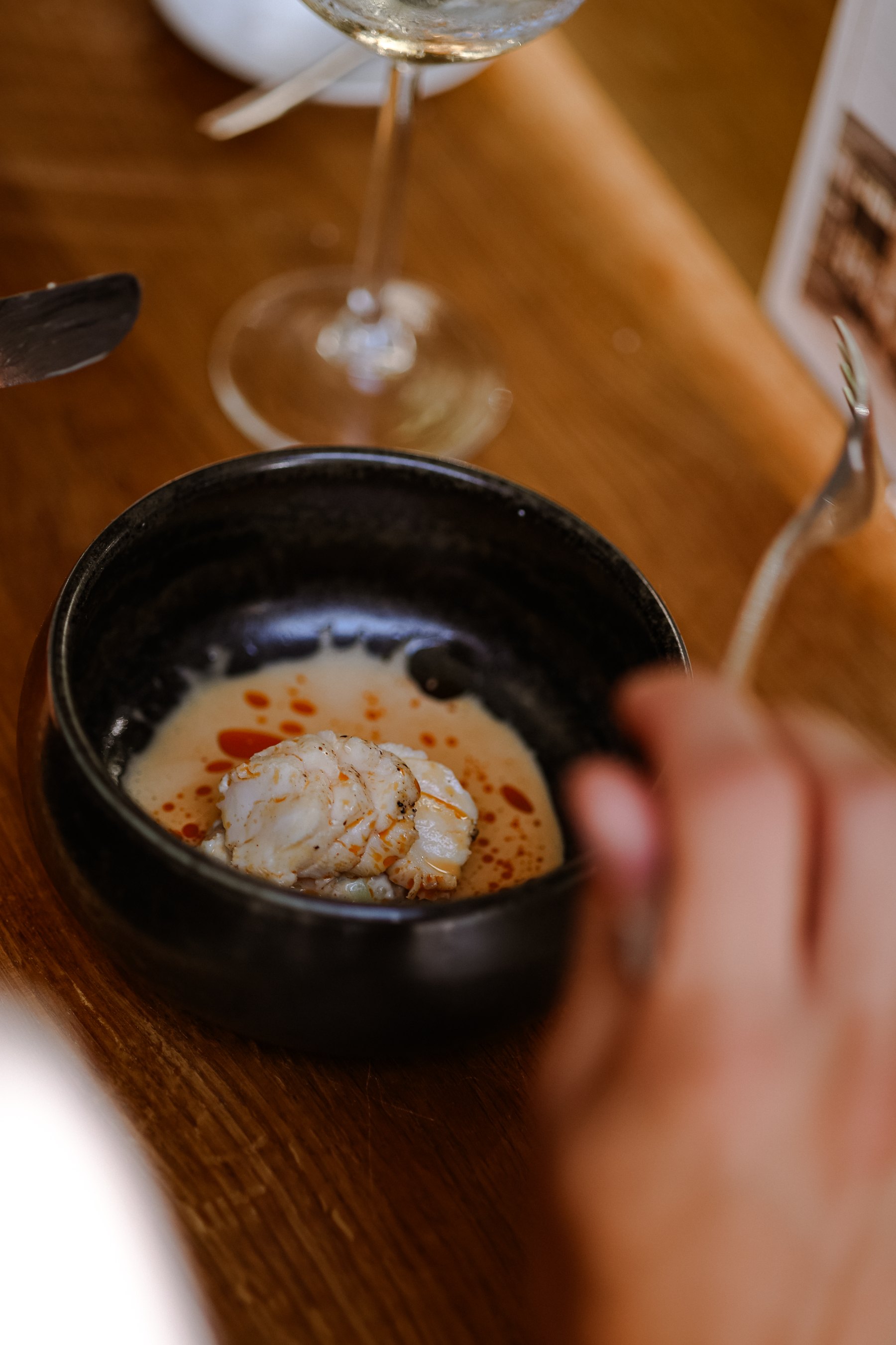 Fine dining gerecht bij Restaurant Yolie